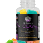 CBG Full Spectrum Sour Gummy Bears 600mg