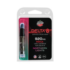 Delta-8 Derived From Hemp Hybrid Vape Cartridge | Northern Lights | 920mg