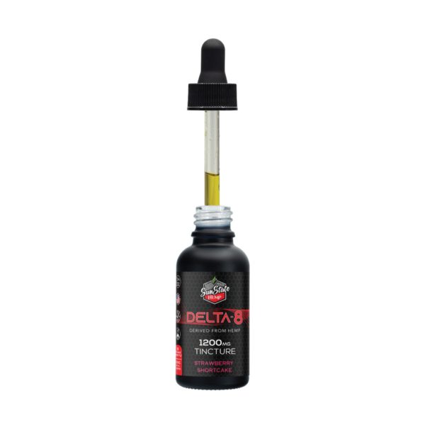 Delta-8 Pulled Out Tincture | Strawberry Shortcake | 1,200mg